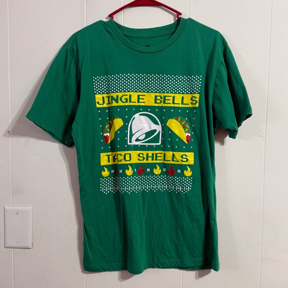 Green Jingle Bells Taco Graphic‎ Tee